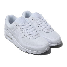 NIKE W AIR MAX 90 WHITE/WHITE-WHITE-WOLF GREY CQ2560-100画像