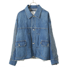 Doublet CHAOS EMBROIDERY HEMP DENIM JACKET 20SS13BL100画像