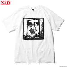 OBEY BASIC TEE "BOMB THE PLANET" (WHITE)画像