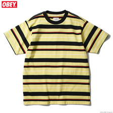 OBEY IDEALS ORGANIC DALE TEE SS (YELLOW MULTI)画像