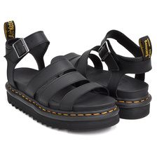 Dr.Martens BLAIRE GLADIATOR SANDAL BLACK HYDRO LEATHER 24235001画像