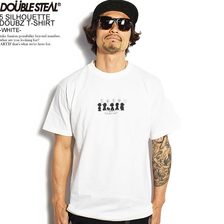 DOUBLE STEAL 5 SILHOUETTE DOUBZ T-SHIRT -WHITE- 902-14018画像