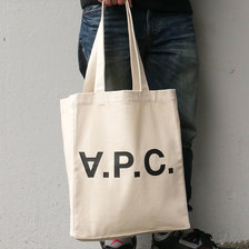 A.P.C. LAURE TOTE BAG ECRU画像
