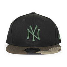 NEW ERA NEW YORK YANKEES 9FIFTY SNAPBACK CAP BLACK CAMO 12336620画像