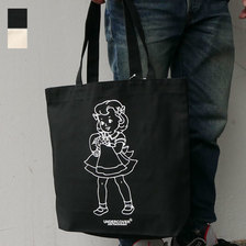 UNDERCOVER UAY8B01-02 BRAINWASH GIRL TOTE BAG画像