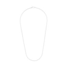 meian sterling Silver Python Tail Chain Necklace画像