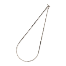 meian STERLING SILVER DOUBLE LINK CHAIN NECKLACE MAN012T画像