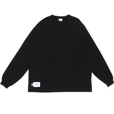WTAPS 20SS BLANK LS 02 USA TEE BLACK 201ATDT-CSM14画像
