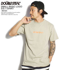 DOUBLE STEAL SMALL BASIC LOGO S/S T-SHIRT -BEIGE- 963-14046画像