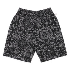 COOKMAN Chef Short Pants PAISLEY BLACK画像