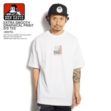 BEN DAVIS EXTRA SMOOTH GRAPHICAL PRINT S/S TEE -WHITE- C-0580027画像