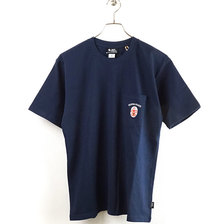 gym master レスラー刺繍P付きTEE NAVY G433606-59画像