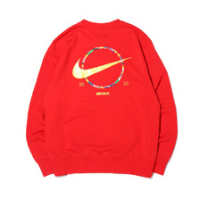 NIKE AS M NSW CLUB CRW FT UNIVERSITY RED CZ3428-600画像