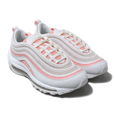NIKE W AIR MAX 97 SUMMIT WHITE/SUMMIT WHITE-BLEACHED CORAL 921733-104画像