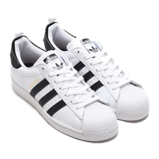 adidas SUPERSTAR FOOTWEAR WHITE/CORE BLACK/GOLD METARIC FX7786画像