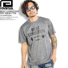 reversal BEST CONDITION DRY MESH TEE -H.CHARCOAL- RV20SS016画像