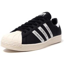 adidas SUPERSTAR80S "HUMAN MADE" BLK/WHT/NAT/RED FY0729画像