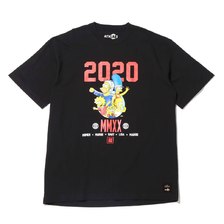 ATMOS LAB &times; THE SIMPSONS 2020 FAMILY TEE BLACK AL20S-PT01-BLK画像