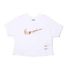 NIKE AS W SWSH TOP SS WHITE CW4321-100画像