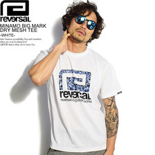 reversal MINAMO BIG MARK DRY MESH TEE -WHITE- RV20SS013画像