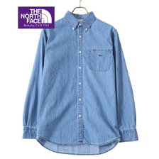 THE NORTH FACE PURPLE LABEL Light Denim B.D. Shirt NT3005N画像