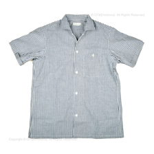 WAREHOUSE Lot 3091 S/S OPEN COLLAR SHIRTS ストライプ(細)画像