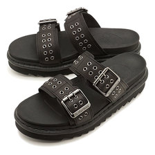 Dr.Martens ZEBRILUS MYLES SLIDE SANDAL BLACK 25447001画像