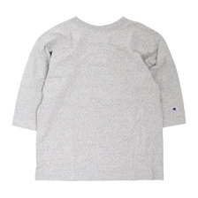 Champion MADE IN USA T1011 3/4 SLEEVE FOOTBALL T-SHIRT OXFORD GREY C5-P405-070画像
