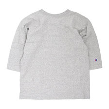 Champion MADE IN USA T1011 3/4 SLEEVE FOOTBALL T-SHIRT OXFORD GREY C5-P405-070画像