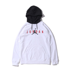 JORDAN BRAND AS M J SPRTDNA HBR PO HOODIE WHITE/BLACK/UNIVERSITY RED CD5750-101画像