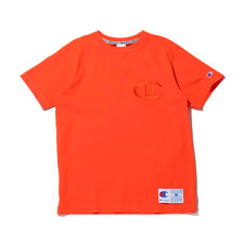 Champion T-SHIRT ORANGE SHERBET C3-M358-842画像