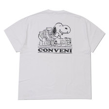 THE CONVENI &times; Fragment Design &times; PEANUTS TEE WHITE画像