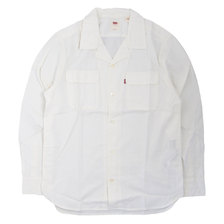 Levi's LS OVERSIZED SAFARI SHIRT COOLMAX CLOUD DANCER 85489-0001画像