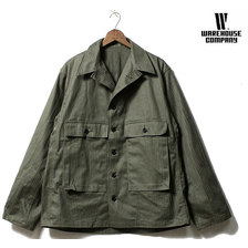 WAREHOUSE Lot 2143 USN HERRINGBONE UTILITY JACKET画像