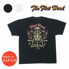 THE FLAT HEAD FN-THC-007 T-SHIRT - PINSTRIPE RAT画像
