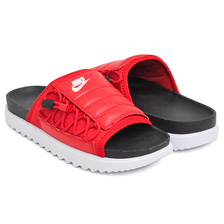 NIKE ASUNA SLIDE BLACK / WHITE - UNIVERSITY RED CI8800-001画像