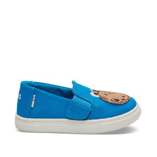 TOMS LUCA Blue Cookie Monster Applique Canvas 10013646画像