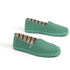 TOMS ALPARGATA ON ROPE Winter Green Canvas on Mono Rope 10013516画像
