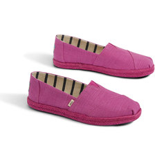 TOMS ALPARGATA ON ROPE Red Plum Canvas on Mono Rope 10013513画像