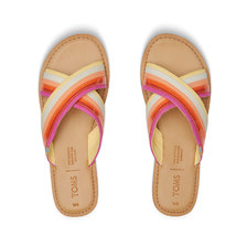 TOMS VIV Persimmon Multi Canvas/Translucent Stripe 10013454画像