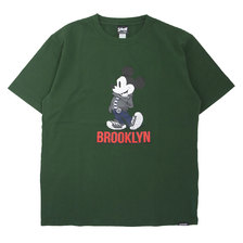 Schott &times; Disney T-SHIRT BROOKLYN DARK GREEN 3103130画像