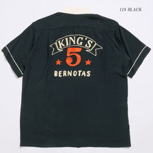 STYLE EYES S/S RAYON BOWLING SHIRT "KING'S 5" SE38343画像