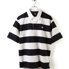 THE NORTH FACE S/S RUGBY POLO WHITE/BLACK NT22035画像
