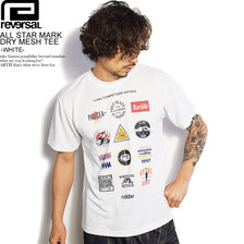 reversal ALL STAR MARK DRY MESH TEE -WHITE- RV20SS019W画像