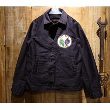FREEWHEELERS UNION SPECIAL OVERALLS DECK WORKER JACKET "U.D.T.-11 CREW CUSTOM" Vintage High Density Jungle Cloth 2021009画像