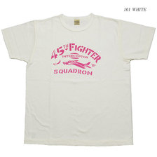 Buzz Rickson's SLUB YARN T-SHIRT "45th FIGHTER INTCP. SQ." BR78506画像