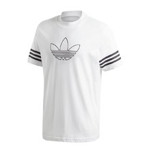 adidas OUTLINE TEE WHITE FM3894画像