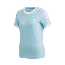 adidas 3 STRIPES TEE CLEAR SKY/WHITE FM3322画像