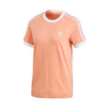 adidas 3 STRIPES TEE CHORK CORAL/WHITE FM3320画像