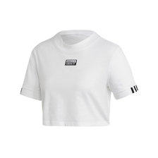 adidas CROPPED TEE WHITE FM2516画像